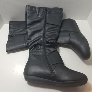 Top Moda Bank 85 women's black boots size 8 1/2